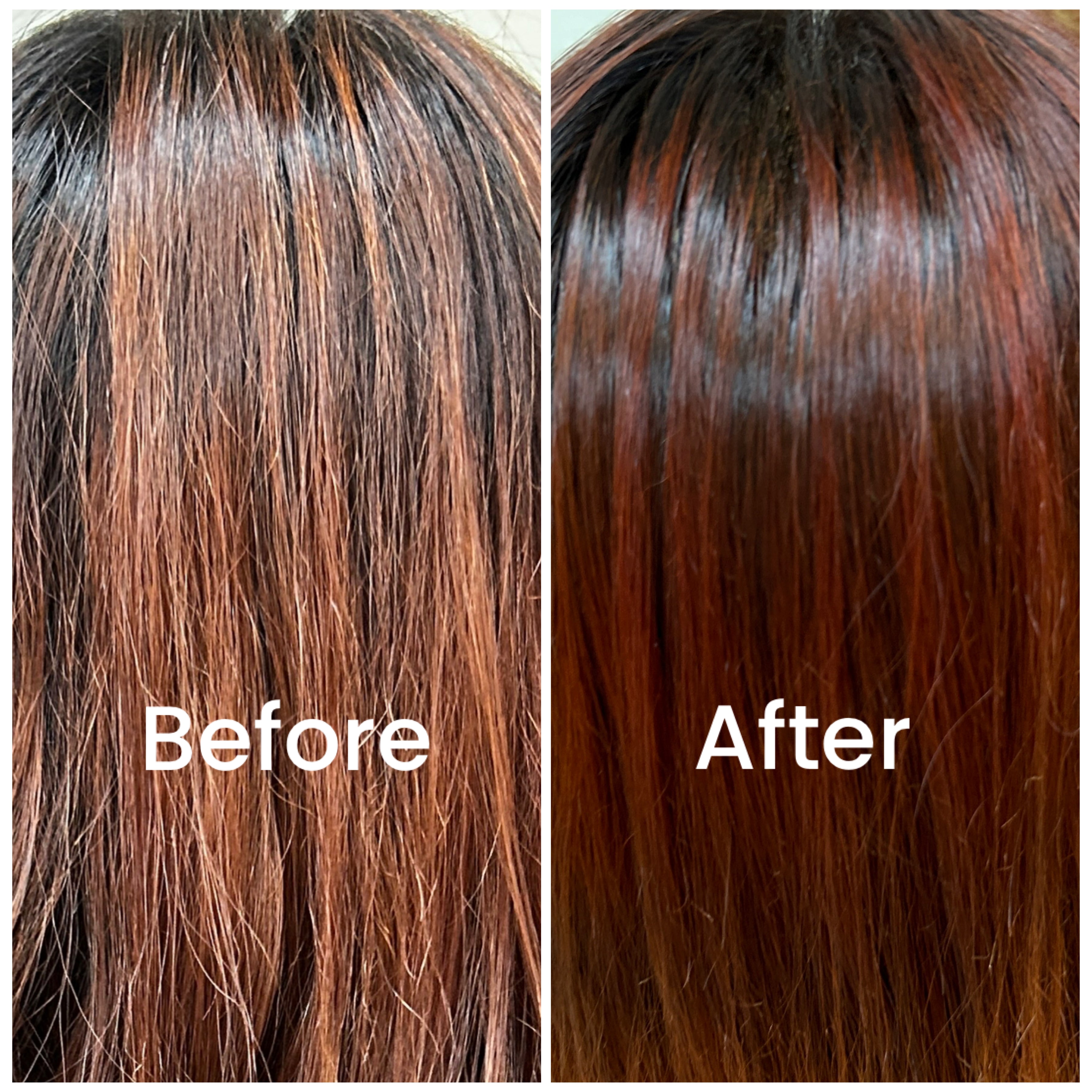 From dry, frizzy damaged hair to shiny texture with SVA Noor Henna.
