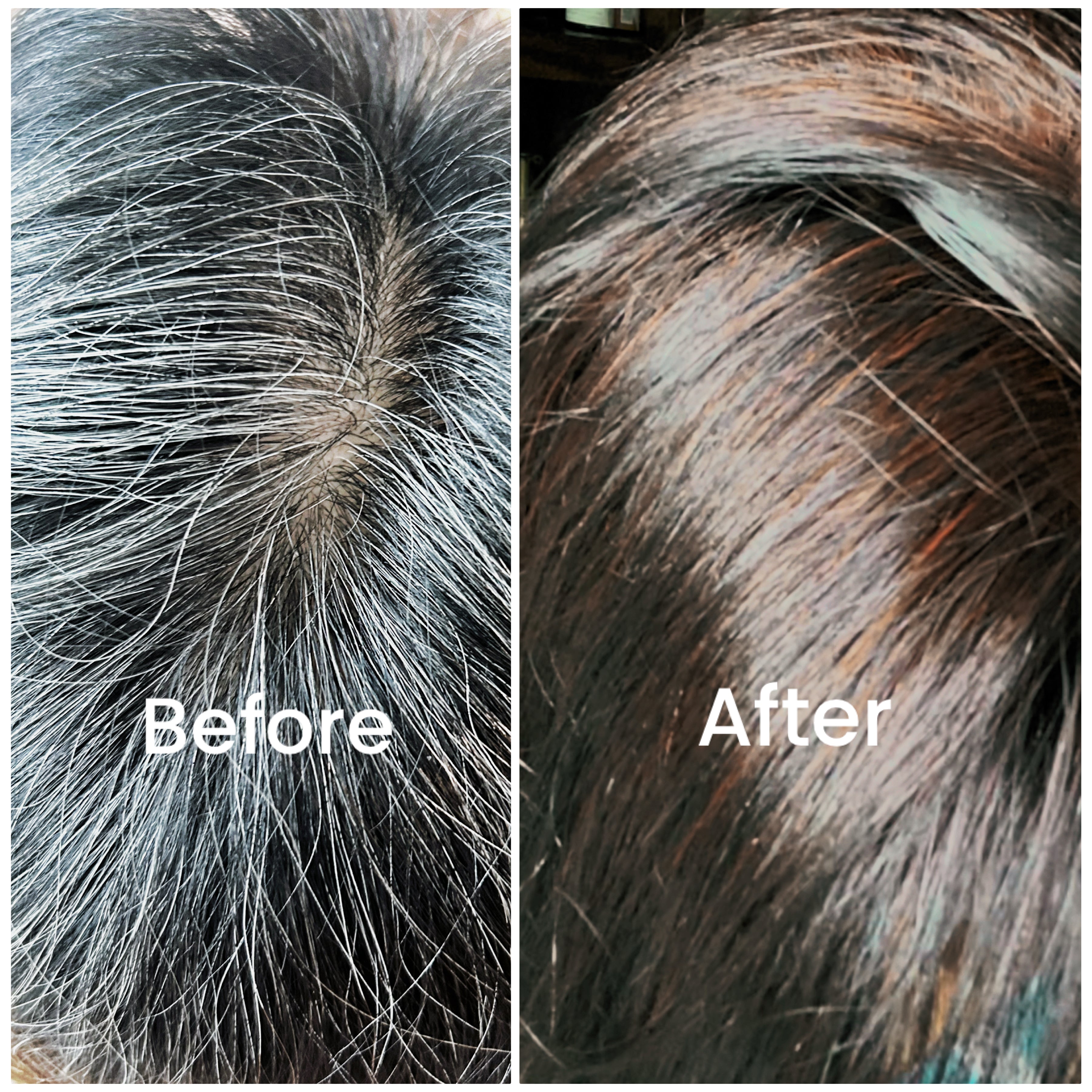 Texture improvement with regular use of SVA Noor Henna.